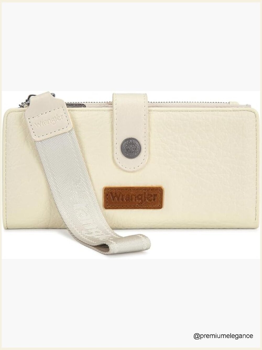 Large Bifold Clutch Wallet with Coin Purse and RFID Lining